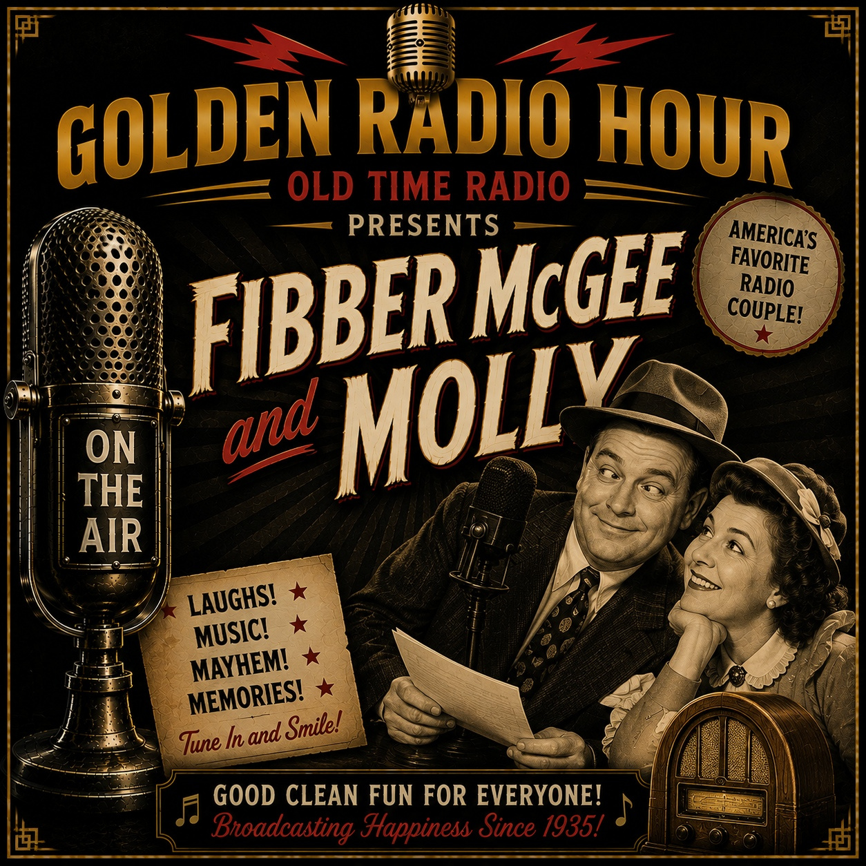 Fibber McGee and Molly cover art