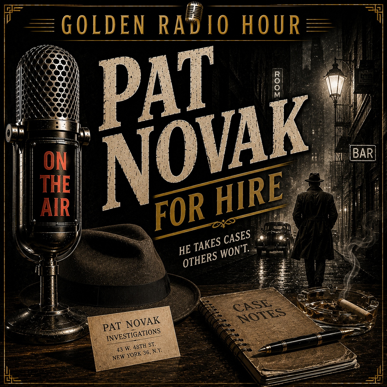 Pat Novak, for Hire cover art